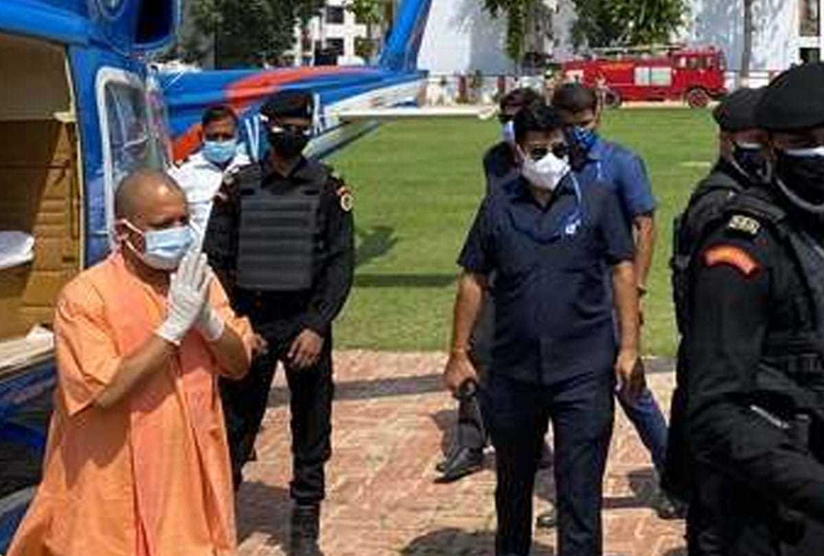 cm yogi adityanath will visit azamgarh tomorrow for coronavirus review meeting may he inspect in village