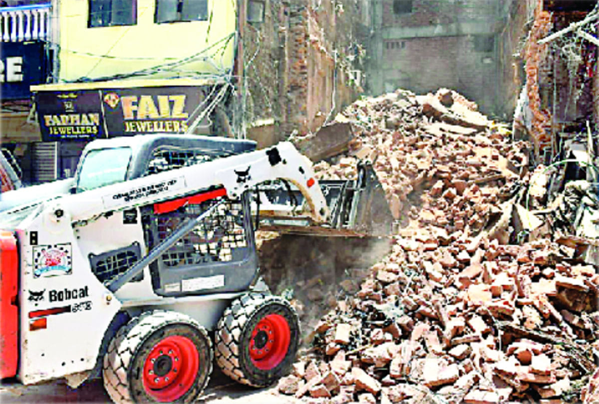 Historical Radha-Krishna temple collapse case