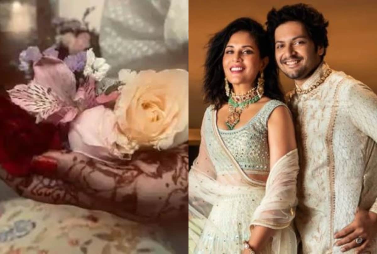 Ali fazal share mehandi photo on instagram fans aksed if he got married to Richa Chaddha
