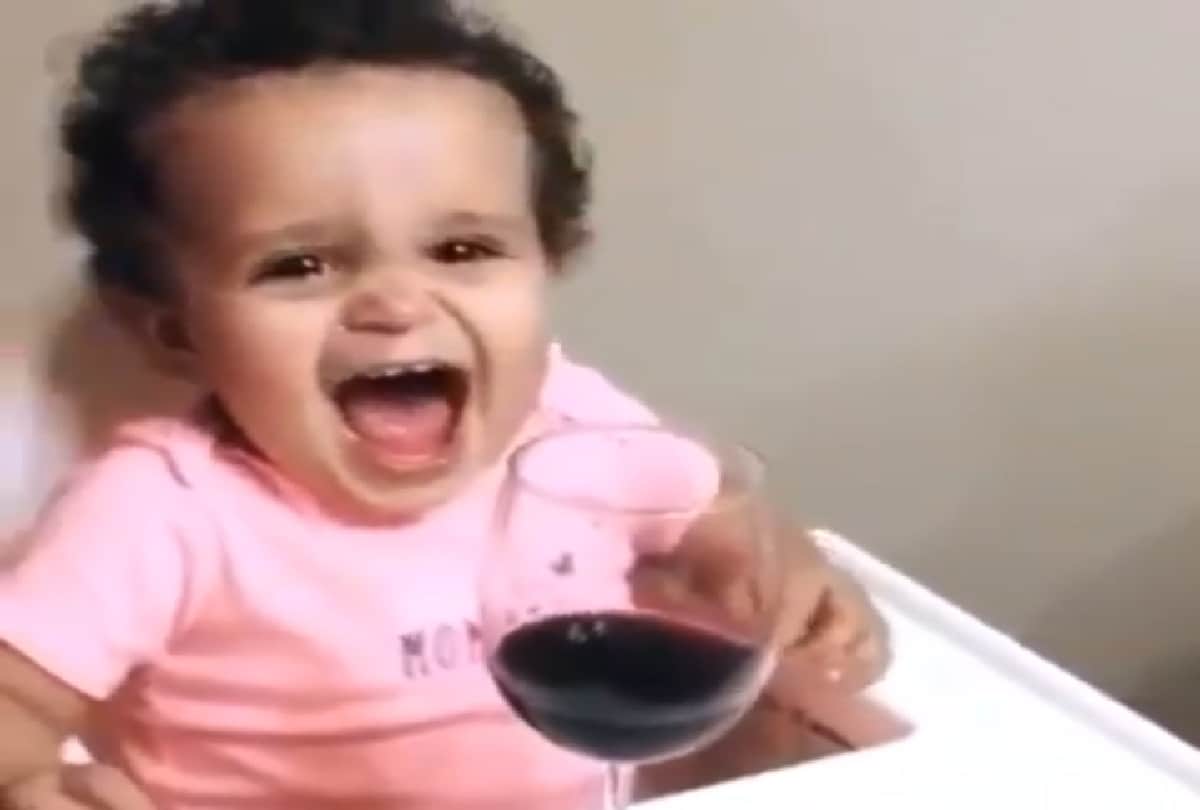 Viral Video Kid become happy after seeing wine glass Anand Mahindra shared the video
