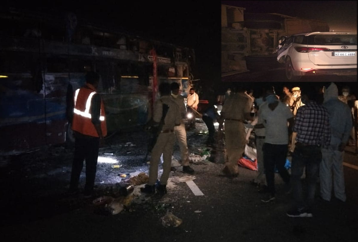 Accident on Agra-Lucknow Expressway, 28 passengers injured