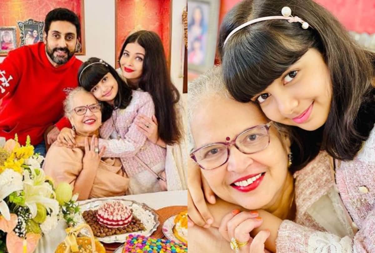 Aishwarya Rai Bachchan celebrated mother Vrinda Rai Birthday with Abhishek and Aradhya see photos
