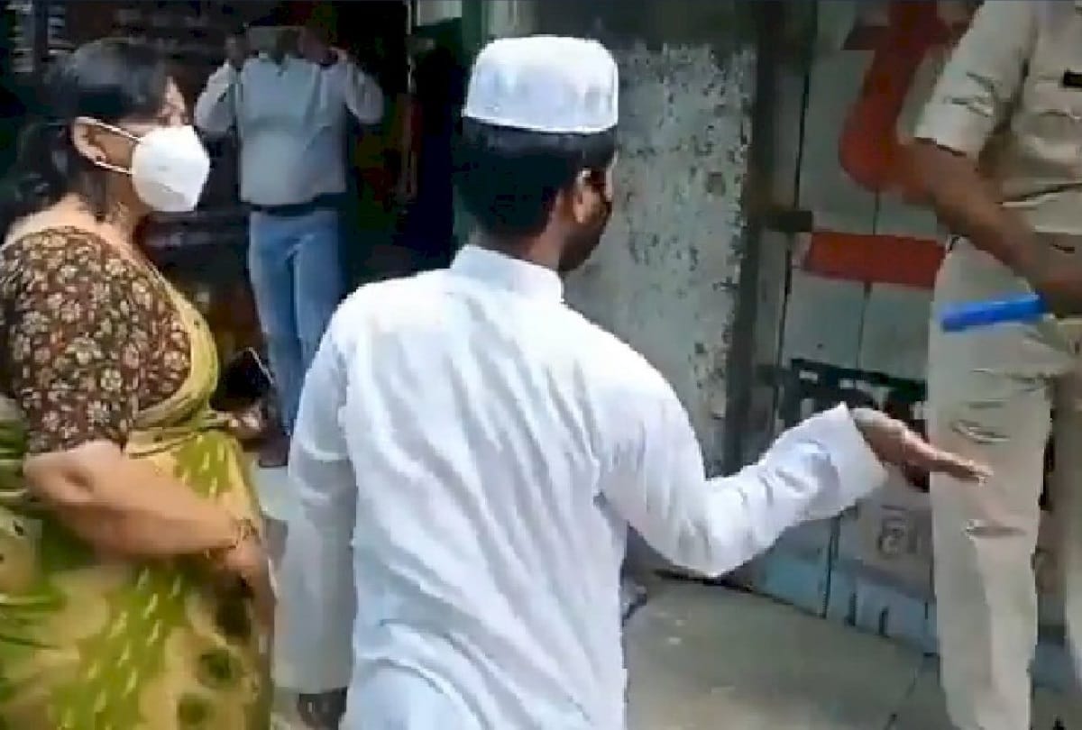 Madhya Pradesh Shajapur ADM manjusha roy slapped a footwear shopkeeper during the sealing of shops COVID19 lockdown guidelines viral video