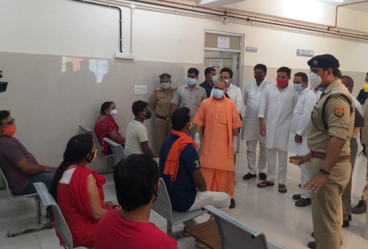 CM Yogi Adityanath in Gonda.