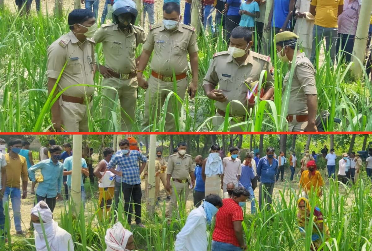 Dead body of unknown man found in farm at kushinagar