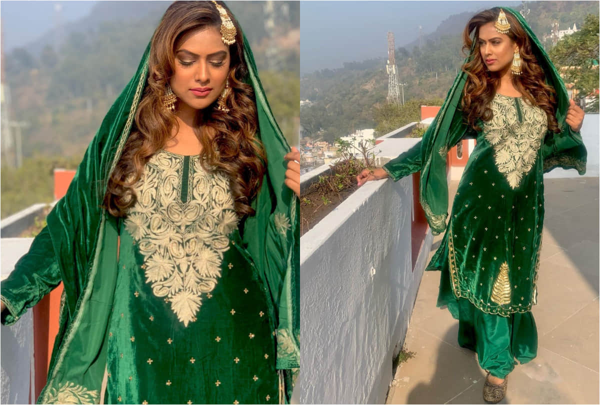 nia sharma bold look in latest backless dress in hindi