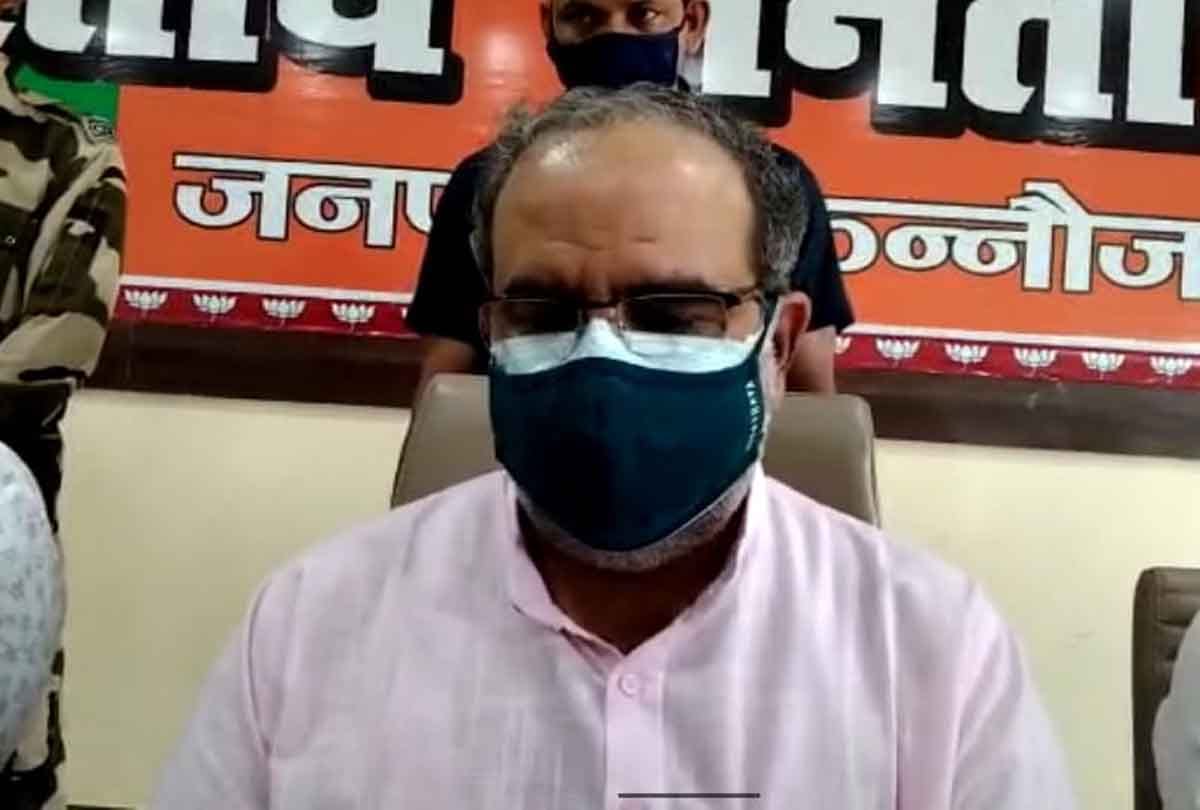 Minister in charge reached Kannauj after the second wave of Corona stopped
