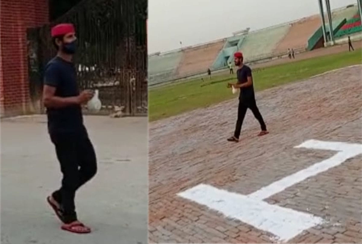 sprayed gangajal after chief minister yogi visit to saifai, video goes viral