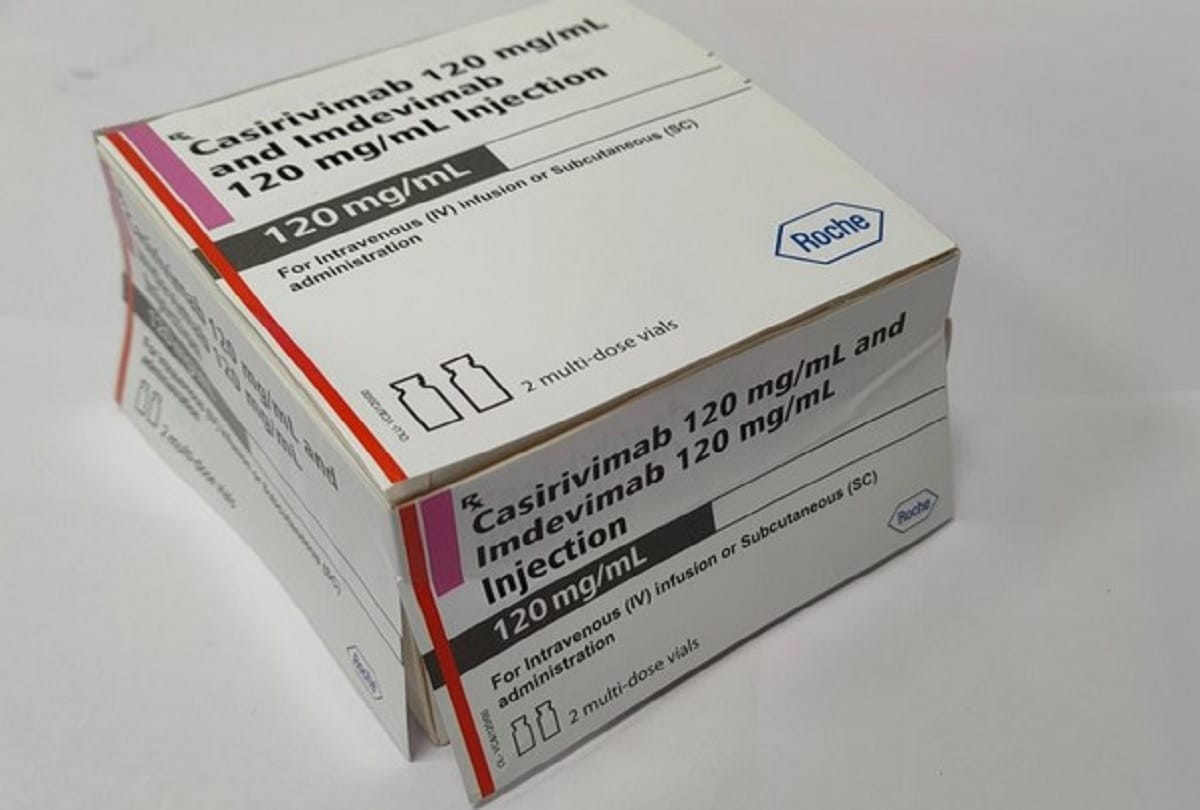 Study Report Monoclonal antibody cocktail cuts risk of death in some hospitalised Covid19 patients