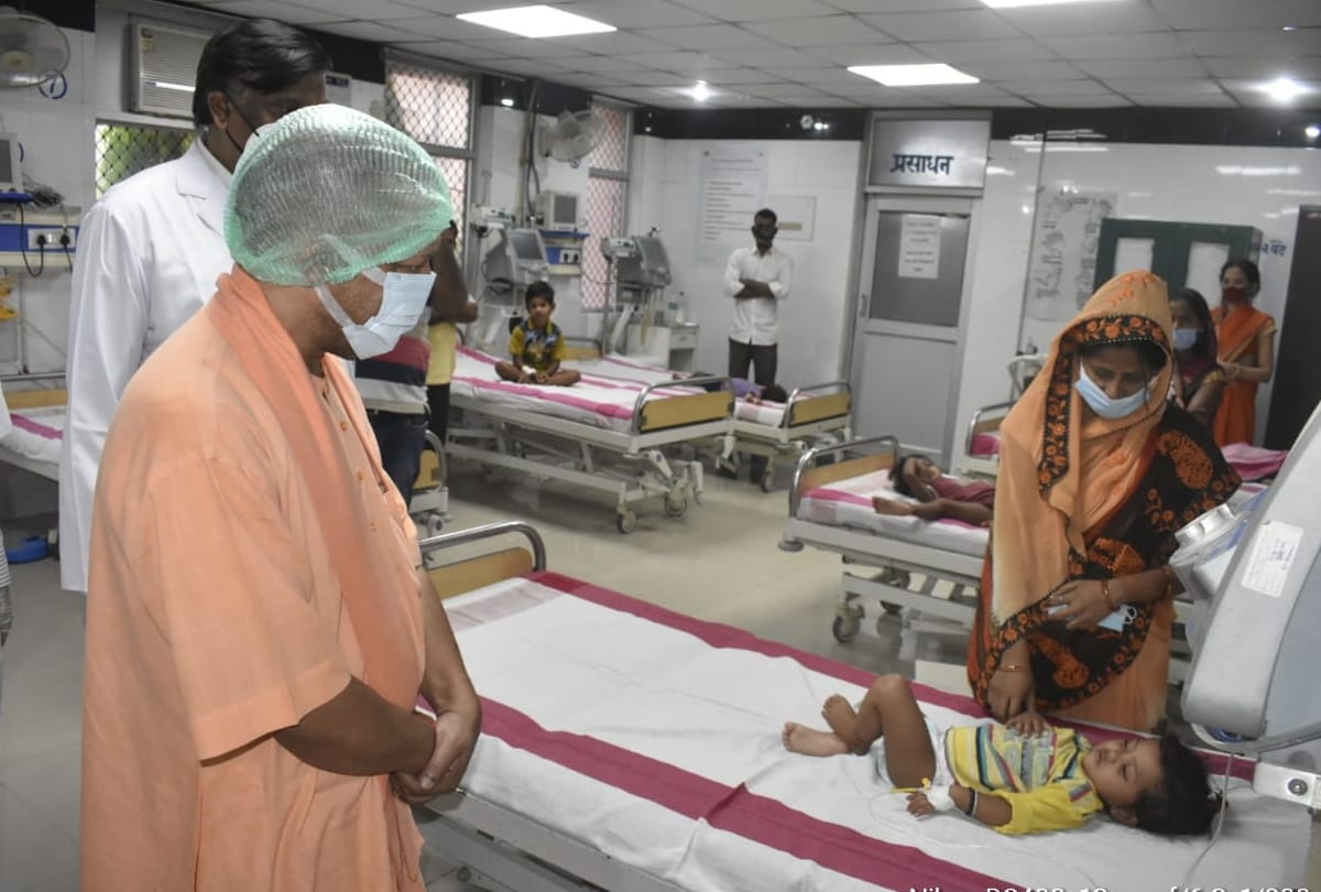 Encephalitis patients reduced due to coordinated interdepartmental efforts of CM Yogi Adityanath government