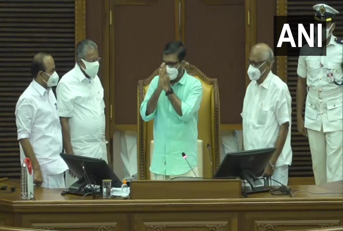 ldf candidate MB Rajesh elected as Speaker of Kerala Assembly cm vijayan first vote for speaker