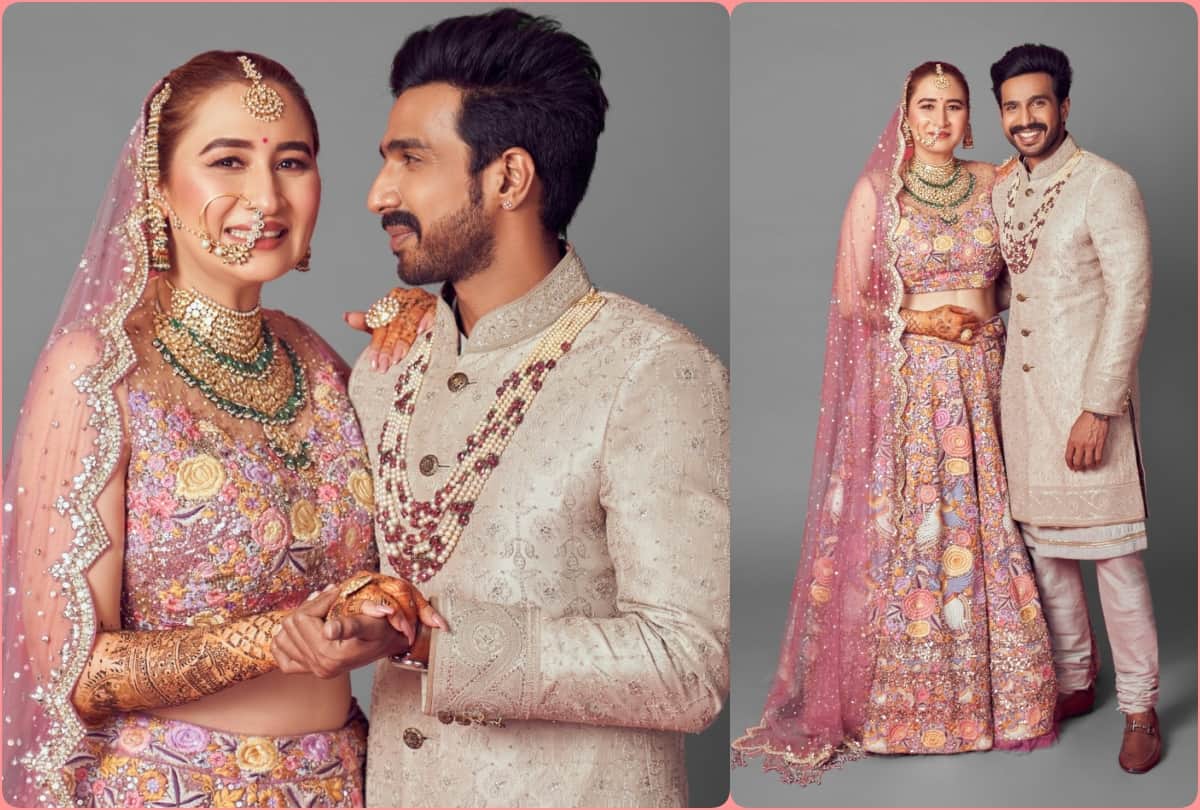 Badminton player Jwala Gutta and actor Vishnu Vishal wedding outfits photos surfaces