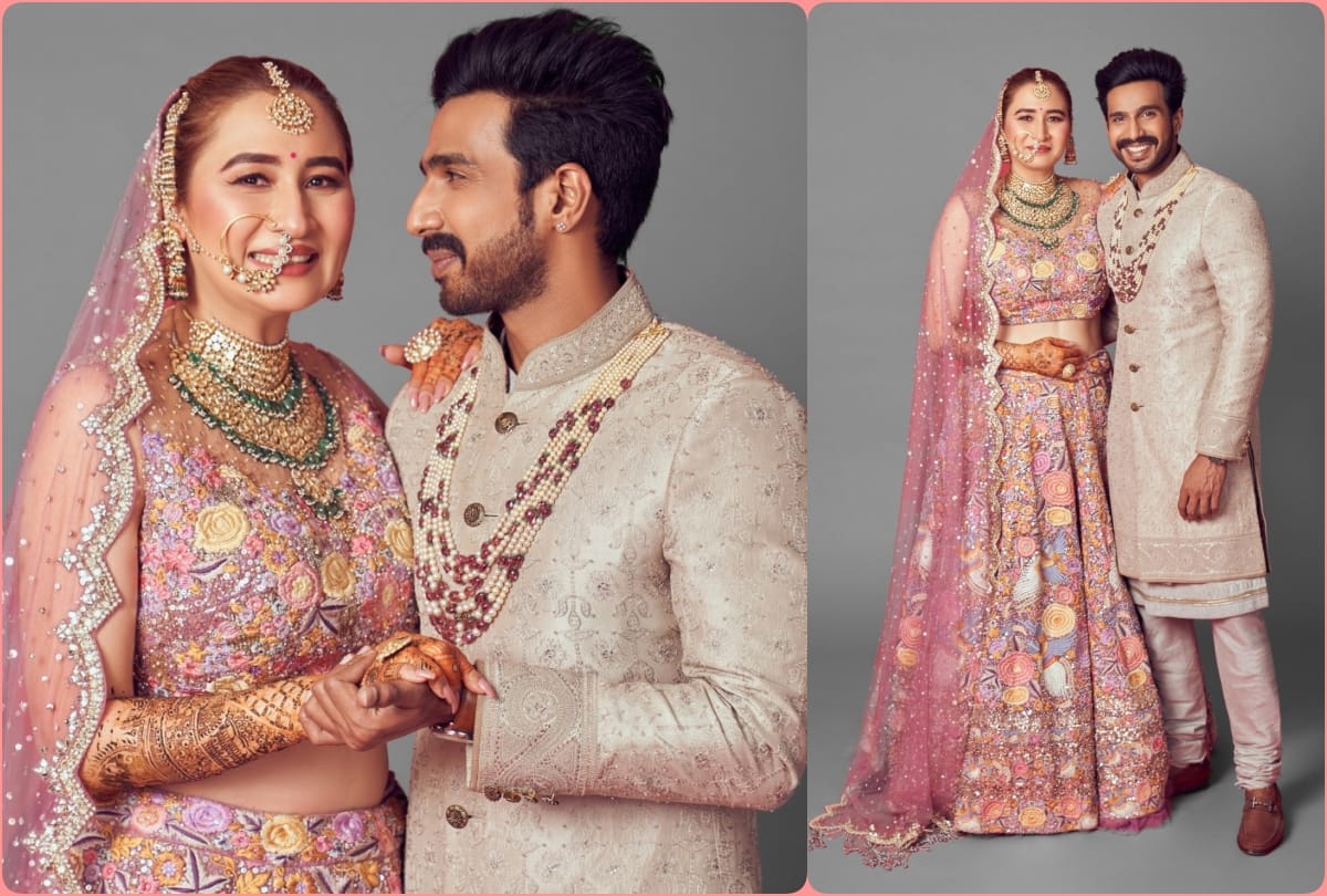 Badminton player Jwala Gutta and actor Vishnu Vishal wedding outfits photos surfaces