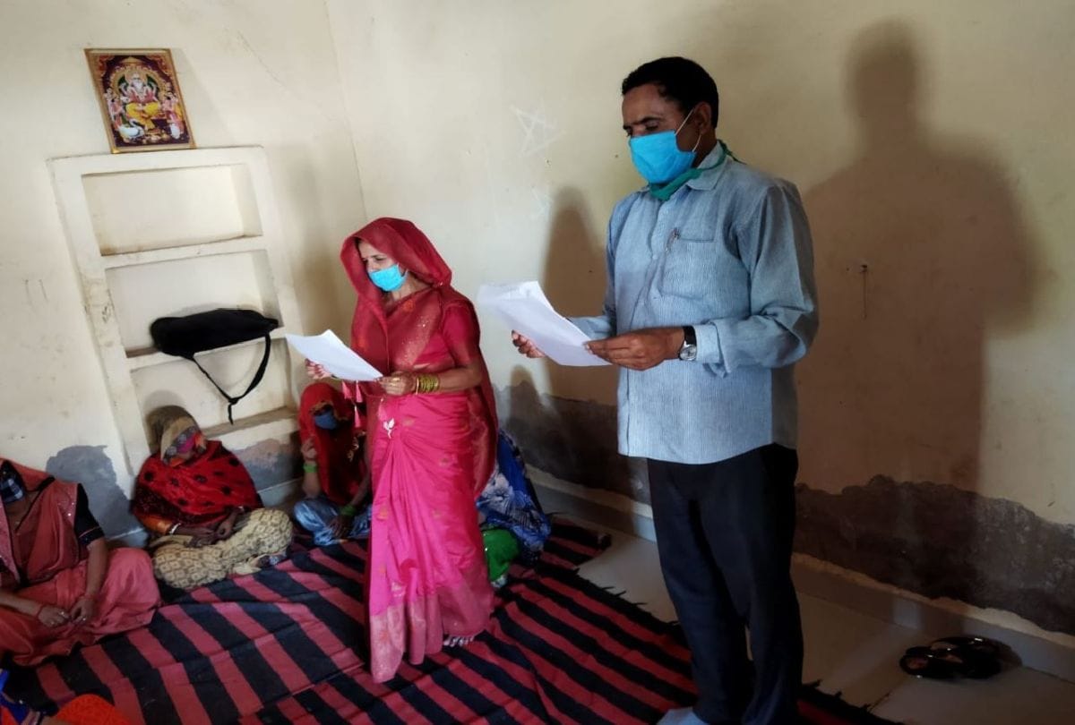 Gram Panchayat Village heads and members took oath in agra