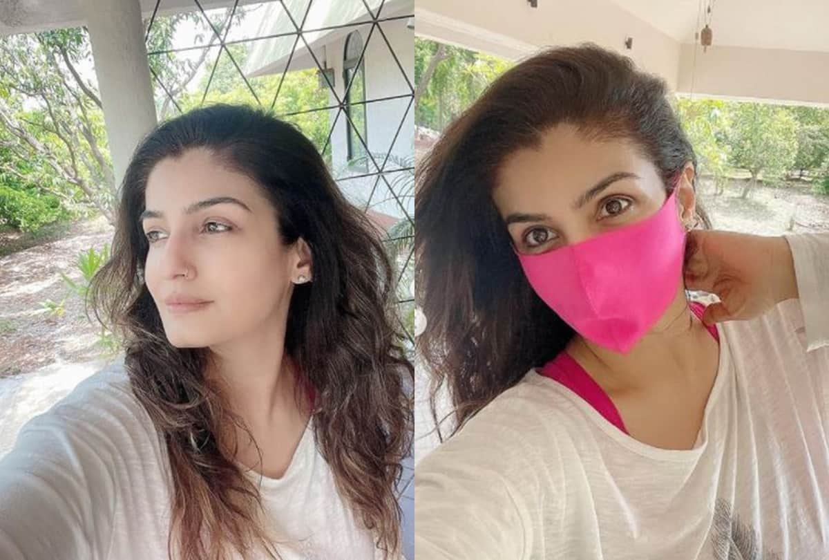 Raveena Tandon share photos on Instagram and fans are loving her no make up look