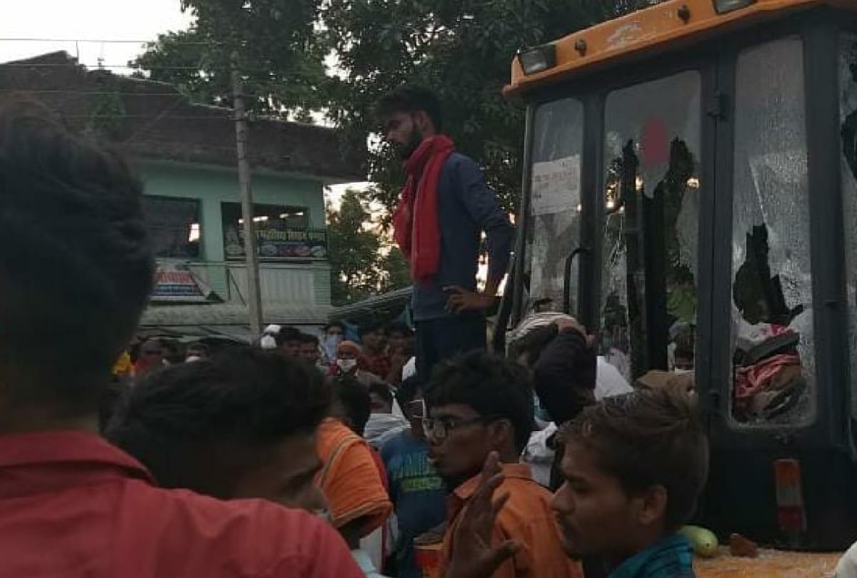 Uproar over woman death by crushing JCB in Gorakhpur