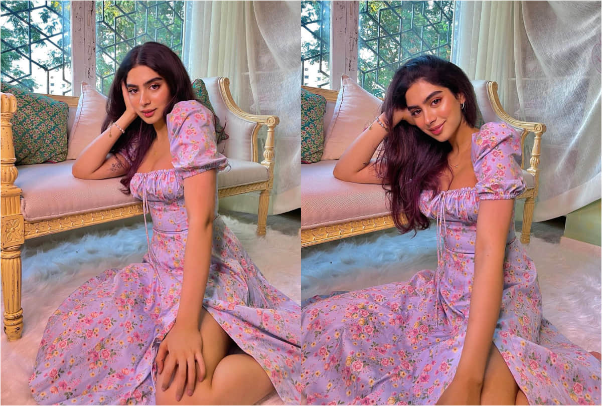 shanaya kapoor raises hotness in wearing white transparent clothes show her slim figure