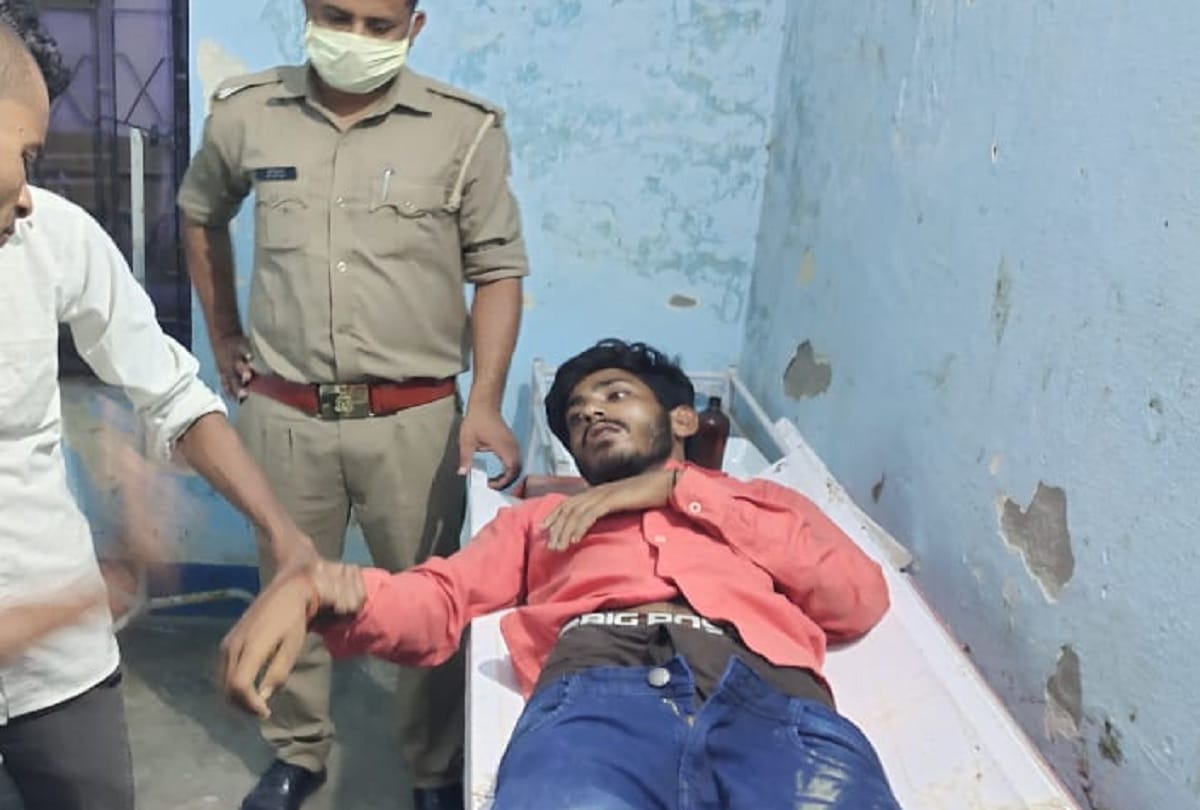 Historysheeter Mirchi injured during an encounter in Nighasan lakhimpur Kheri