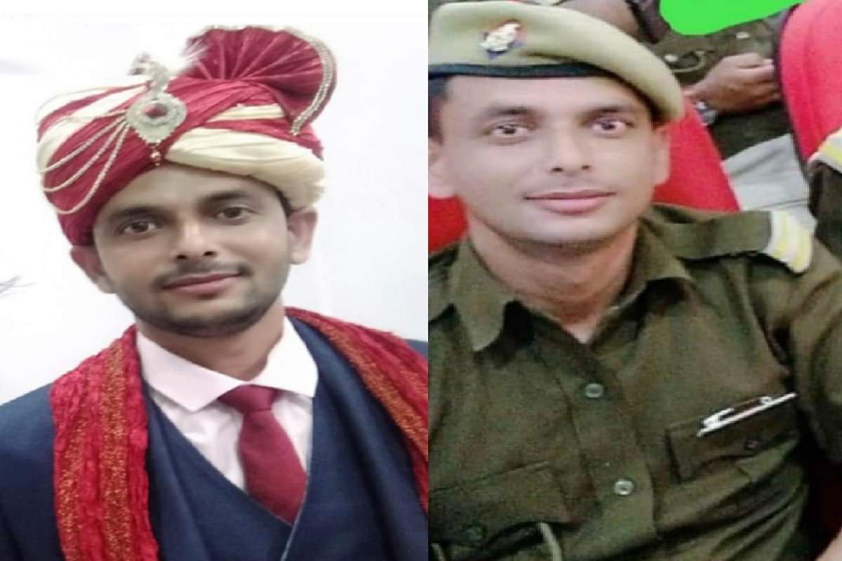 UP Police News: Daroga Shashank Kumar has died of corona infection after 22 days of marriage