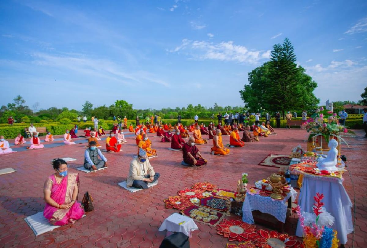 Buddha Purnima celebrated in Lumbini Nepal