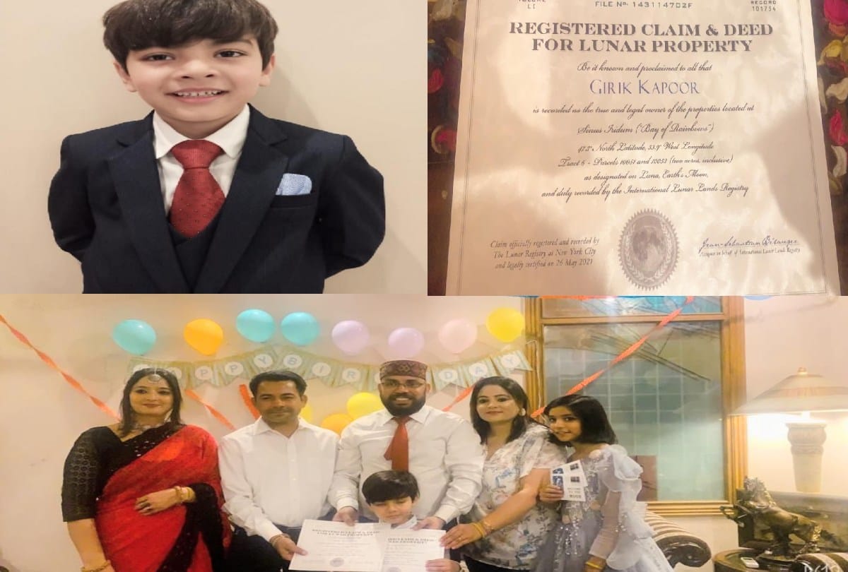 father bought a plot on the moon to fulfill his son's desire in una himachal