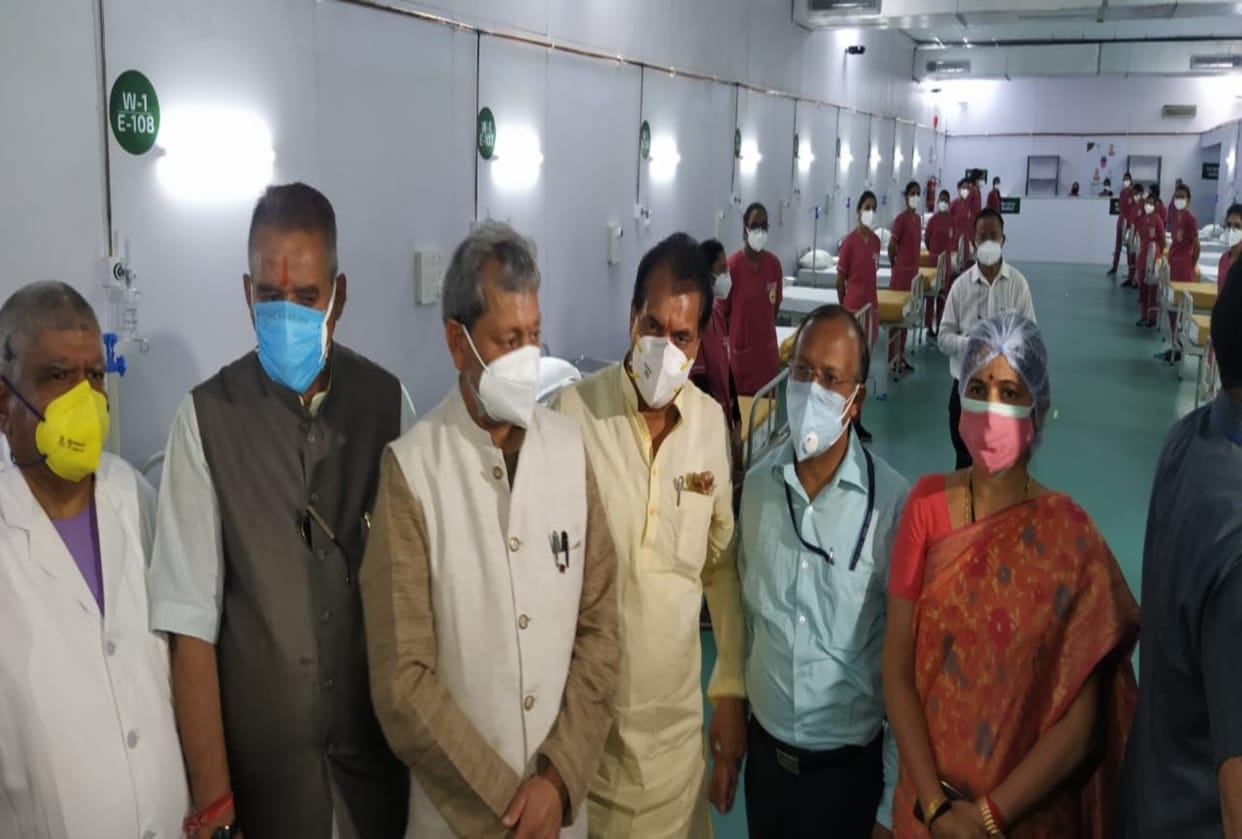 coronavirus in uttarakhand latest news : cm tirath singh rawat inaugurates drdo covid hospital today