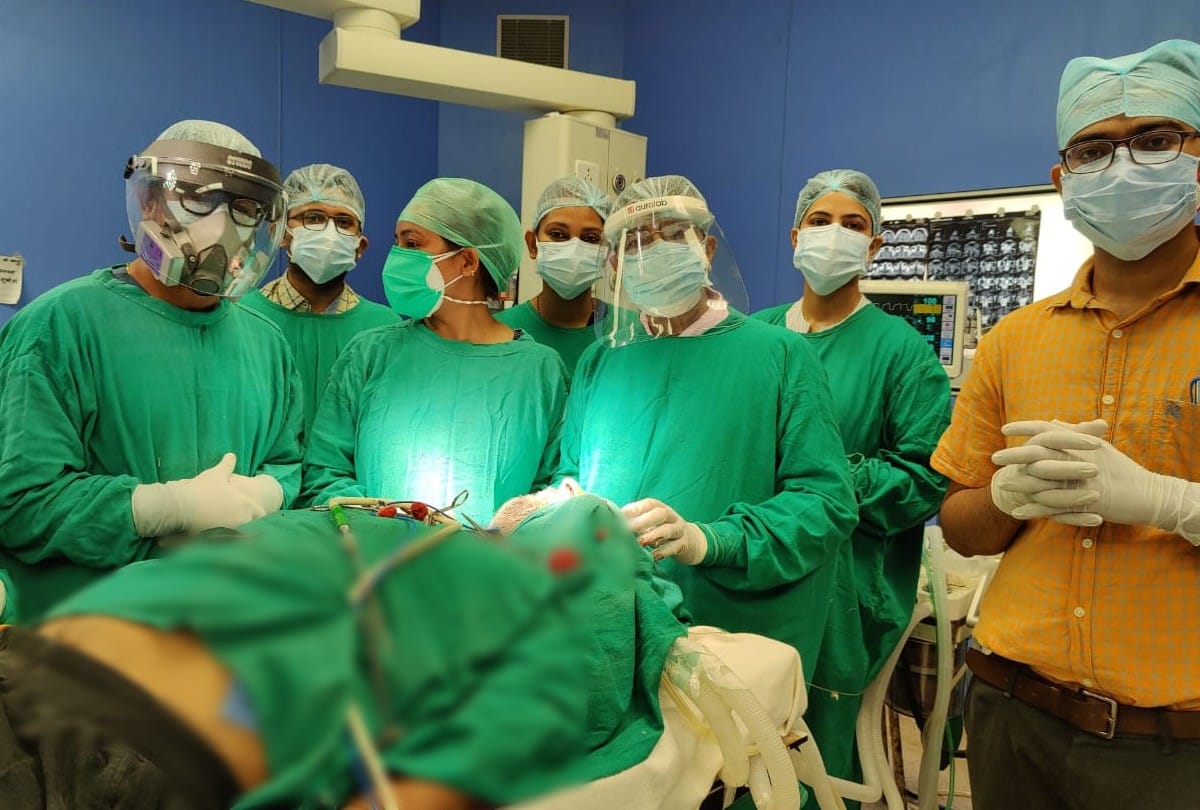 three black fungus patients operated at SN Medical College Agra