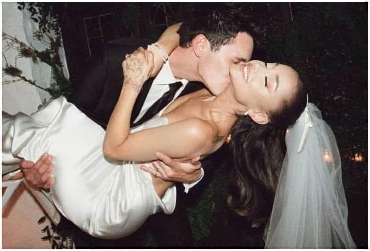 Ariana Grande Shares Romantic Pictures of her Secret Wedding with Dalton Gomez, Goes Viral