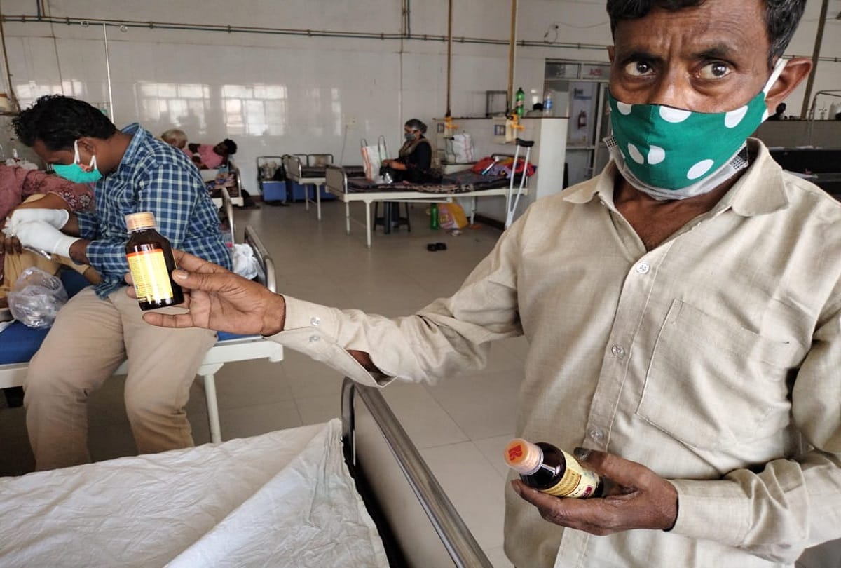 expiry syrup distributed to covid patients in kanauj