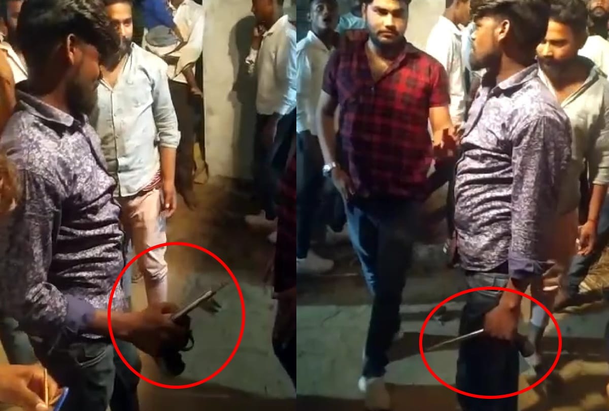 Young man video viral after dances in orchestra by waving gun