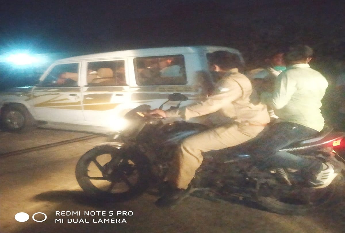 young man killed by train and two friends death in road accident in mirzapur