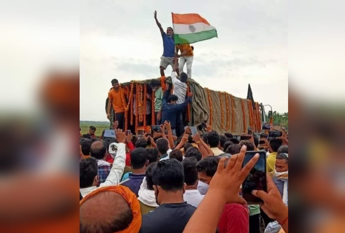 Martyr Naveen kumar singh Funeral In Gorakhpur