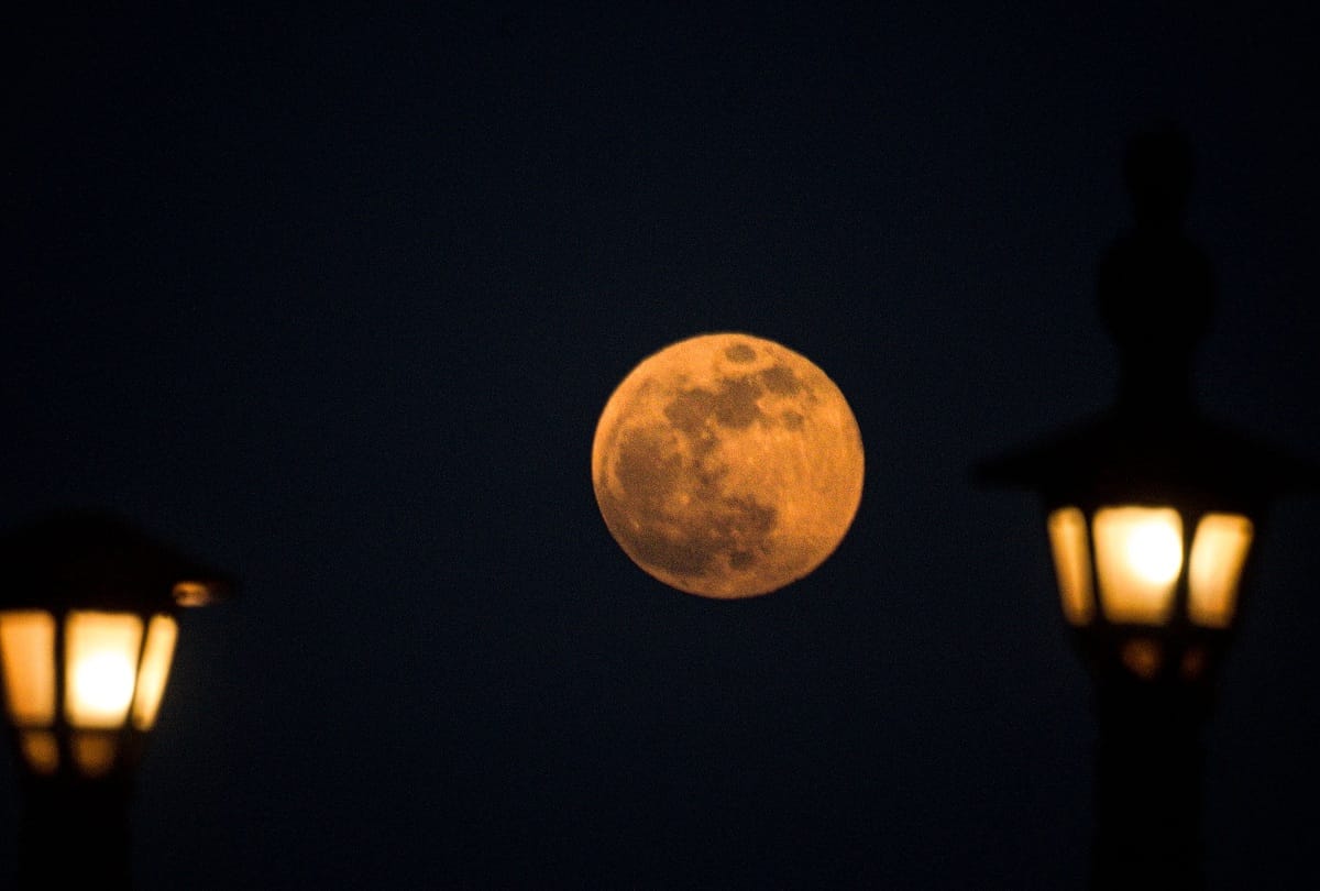 Lunar Eclipse or Chandra Grahan 2021 Photos see here