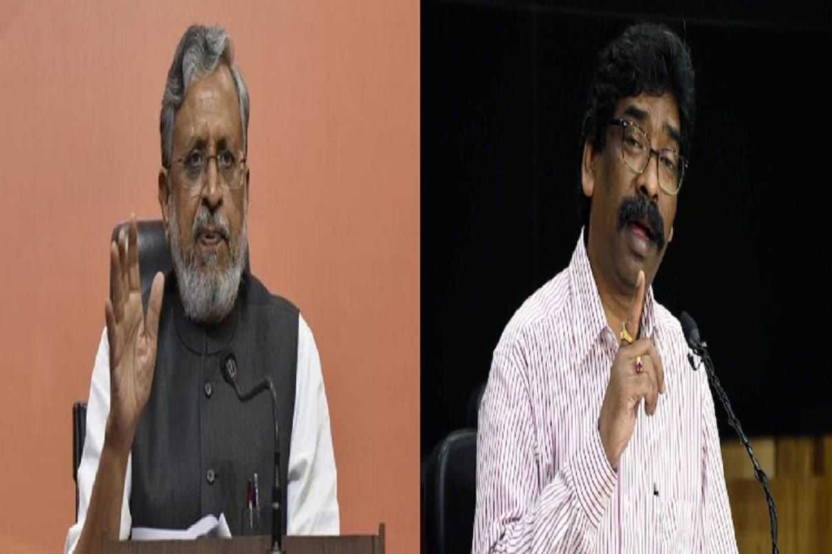 Hemant Soren and Sushil Modi are doing a Twitter war over the waste of Covid vaccine in Jharkhand, slammed each other