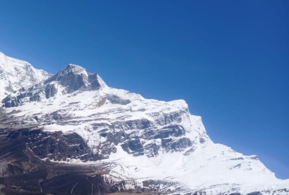 Uttarakhand News: Cracks seen in glacier of  RishiGanga originating Area Photos