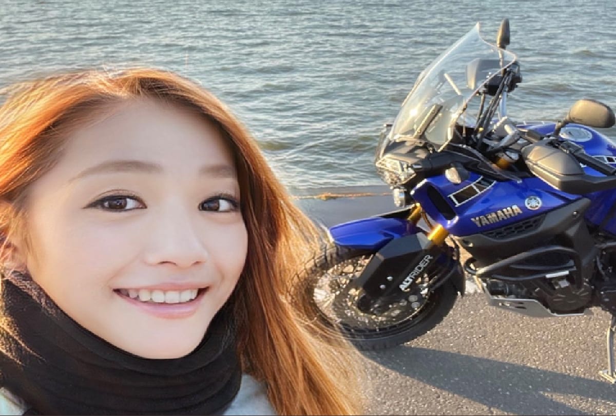 Interesting news of japan young female biker reveled as 50 years old man