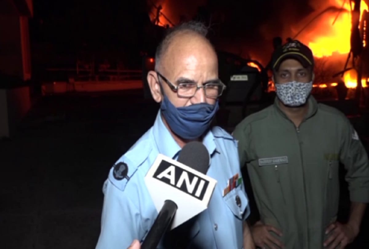 Jammu kashmir News massive fire broke out at chemical factory in Udhampur 