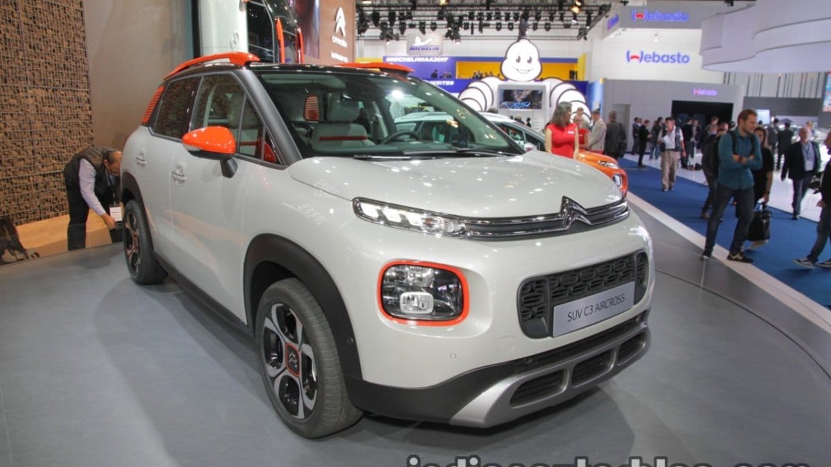 Citroen C3 Aircross SUV global debut on April 27 citroen c3 aircross specifications