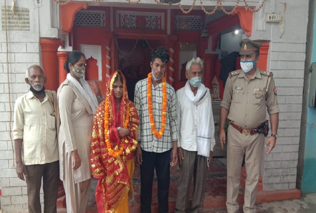 Amazing Wedding in varanasi during Lockdown bride and groom will never forget the day of the marriage in  police station