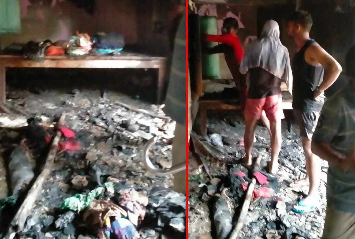 Massive fire breaks out in house at Gorakhpur one injured