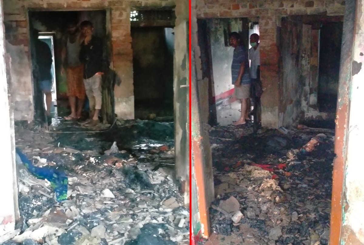 Massive fire breaks out in house at Gorakhpur one injured