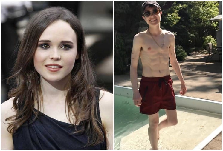 Transgender Elliot Page Shares Shirtless Photo For the First Time, Goes Viral