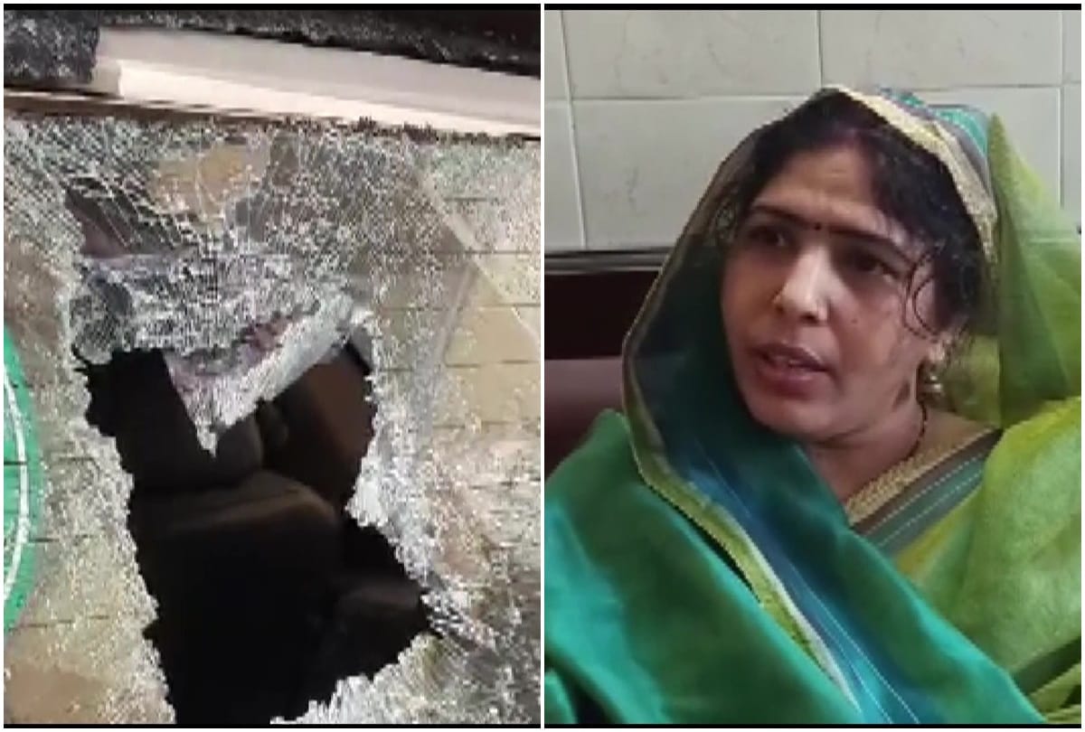 Bharatpur MP Ranjeeta Koli car attacked allegedly by miscreants during her visit to a health facility
