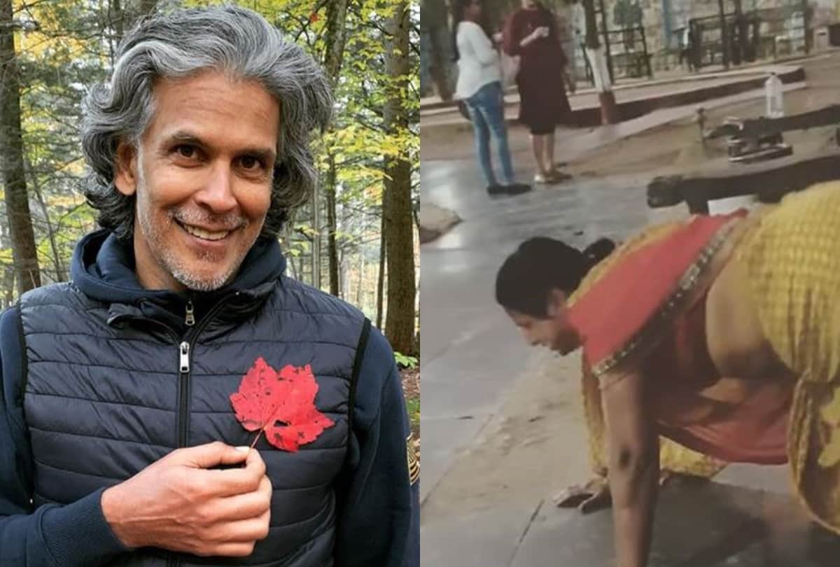 Milind soman made female fan do push ups when asked for selfie video goes viral