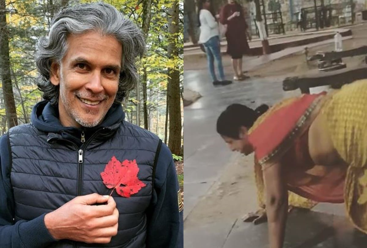 Milind soman made female fan do push ups when asked for selfie video goes viral
