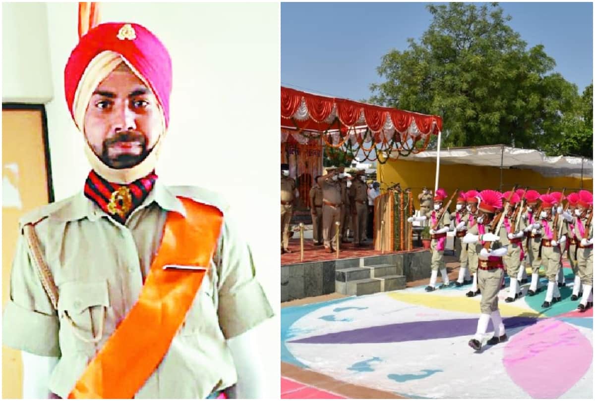 Passing out parade at Agra Police Line