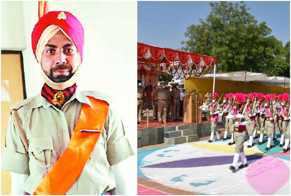 Passing out parade at Agra Police Line