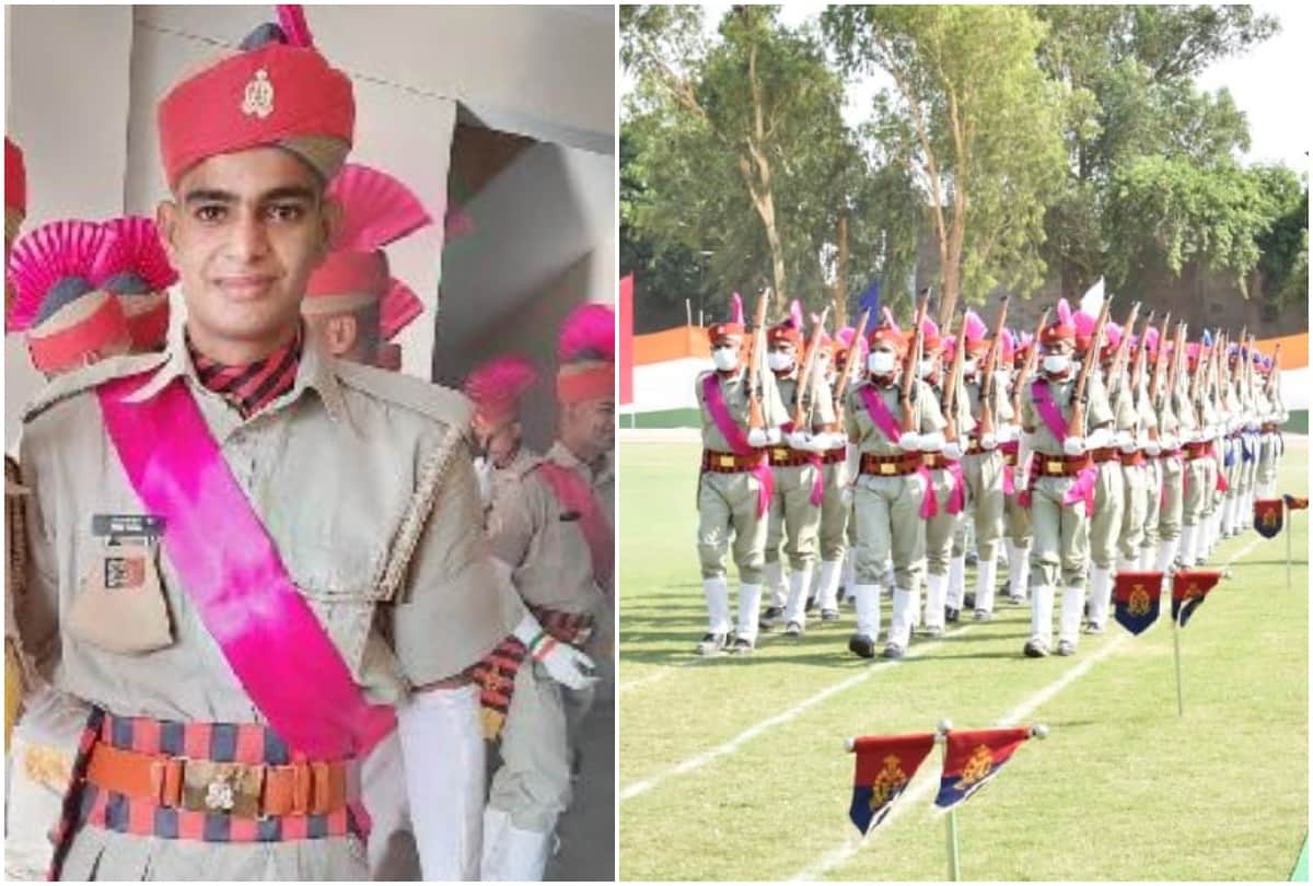 Passing out parade at Agra Police Line