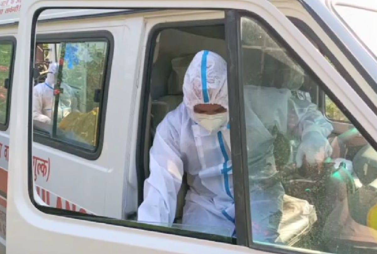 Ladenge corona se:  SDM brought the dead body of corona positive laborer to Muktidham