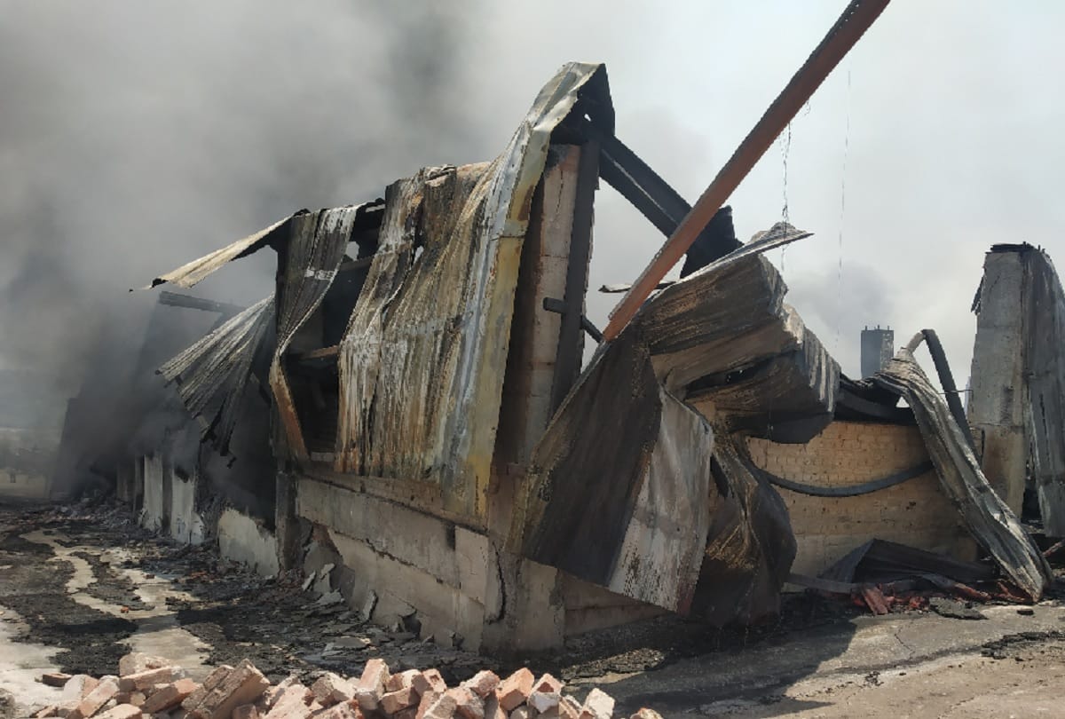 Jammu kashmir News : Chemical factory of Udhampur ruined in fire